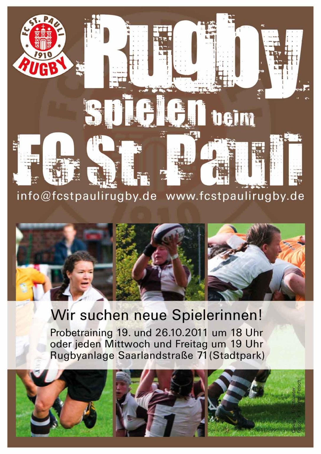 Probetraining bei St. Pauli Frauen FC St. Pauli Rugby Probetraining bei St. Pauli Frauen FC St. Pauli Rugby